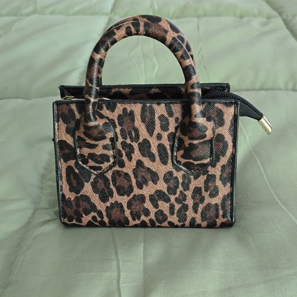 Leopard Print Mini Bag